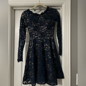 Navy Sparkle Dress